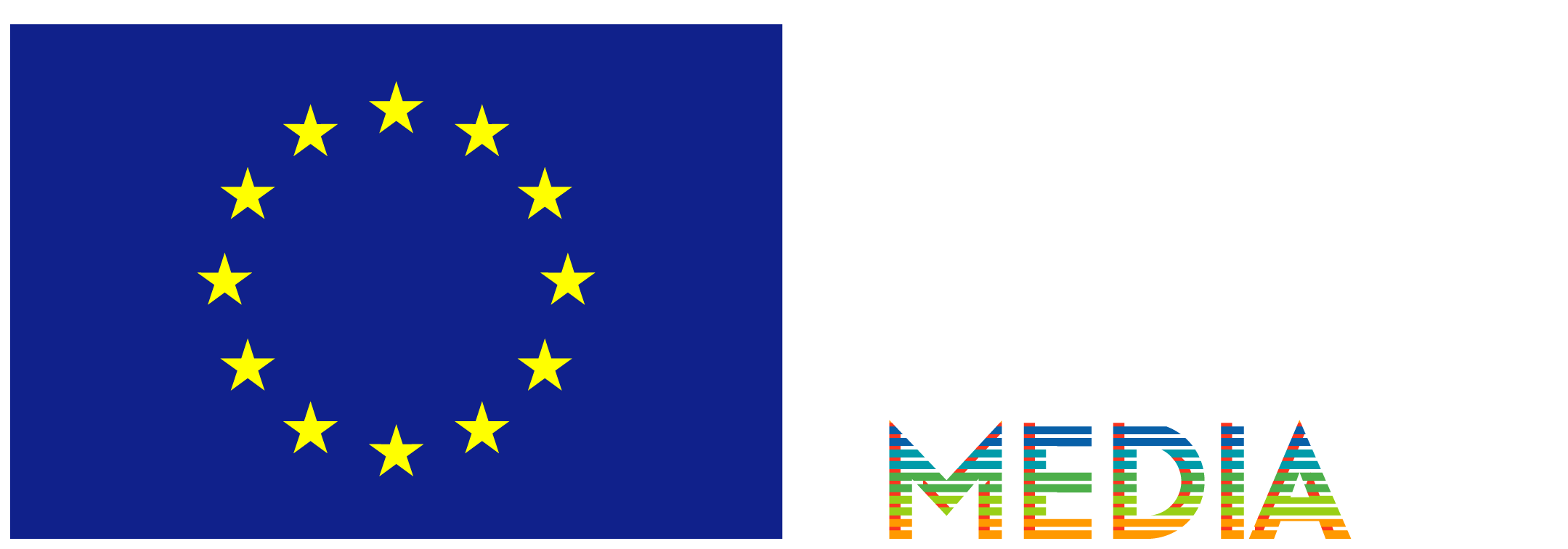 EU Flag Crea EU + MEDIA Neg FR